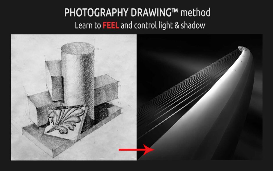 Photography Drawing - Black and white (en)Visioning and processing method